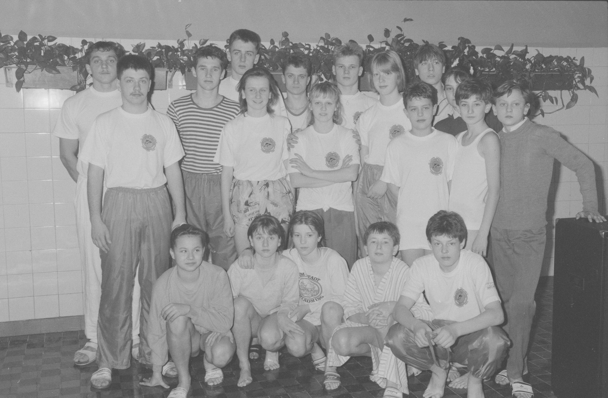 17.03.1989 Jastrzębie - Międzynarodowe Zawody Pływackie na pływalni kopalni Moszczenica zorganizoawne przez klub Nautilus