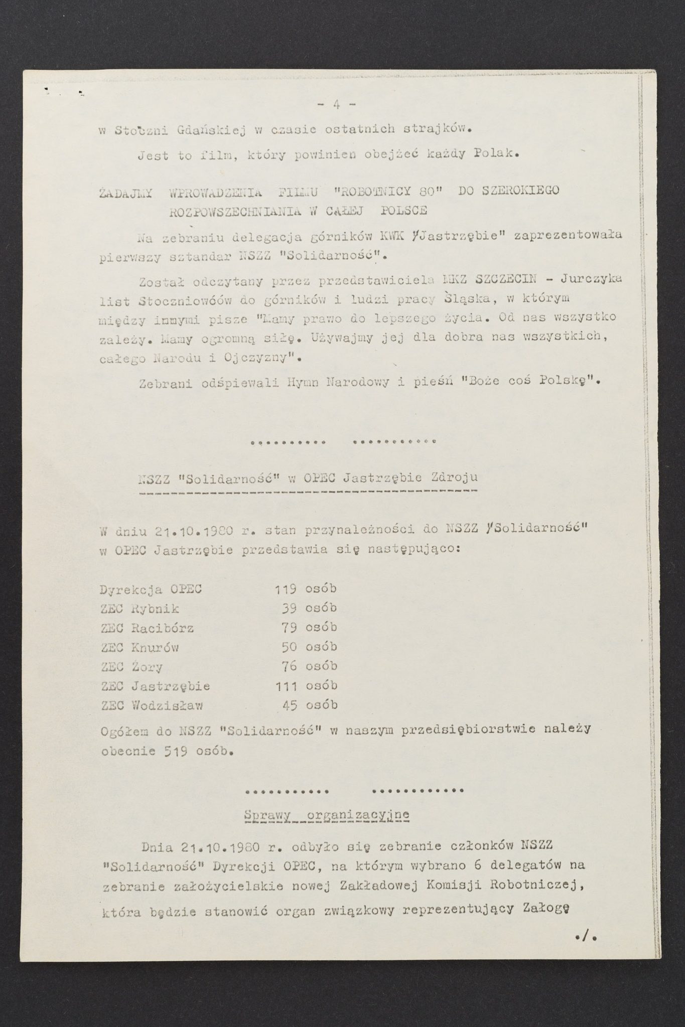 Biuletyn informacyjny region ZKR OPEC Jastrzębie (1980) GHM-18-01346