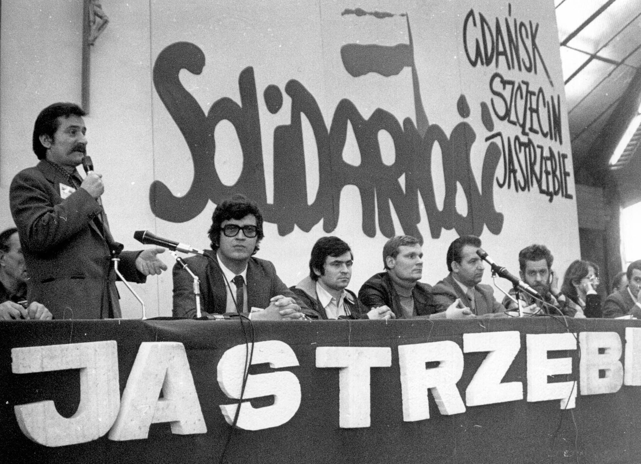 Jastrzębie, 20 października 1980, pierwsze spotkanie Lecha Wałęsy z górnikami