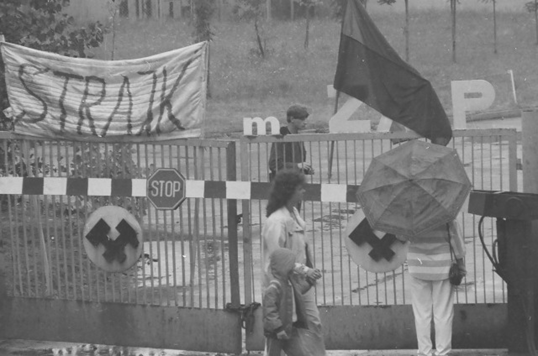 Jastrzębie, KWK Borynia, sierpień 1988, strajk górników