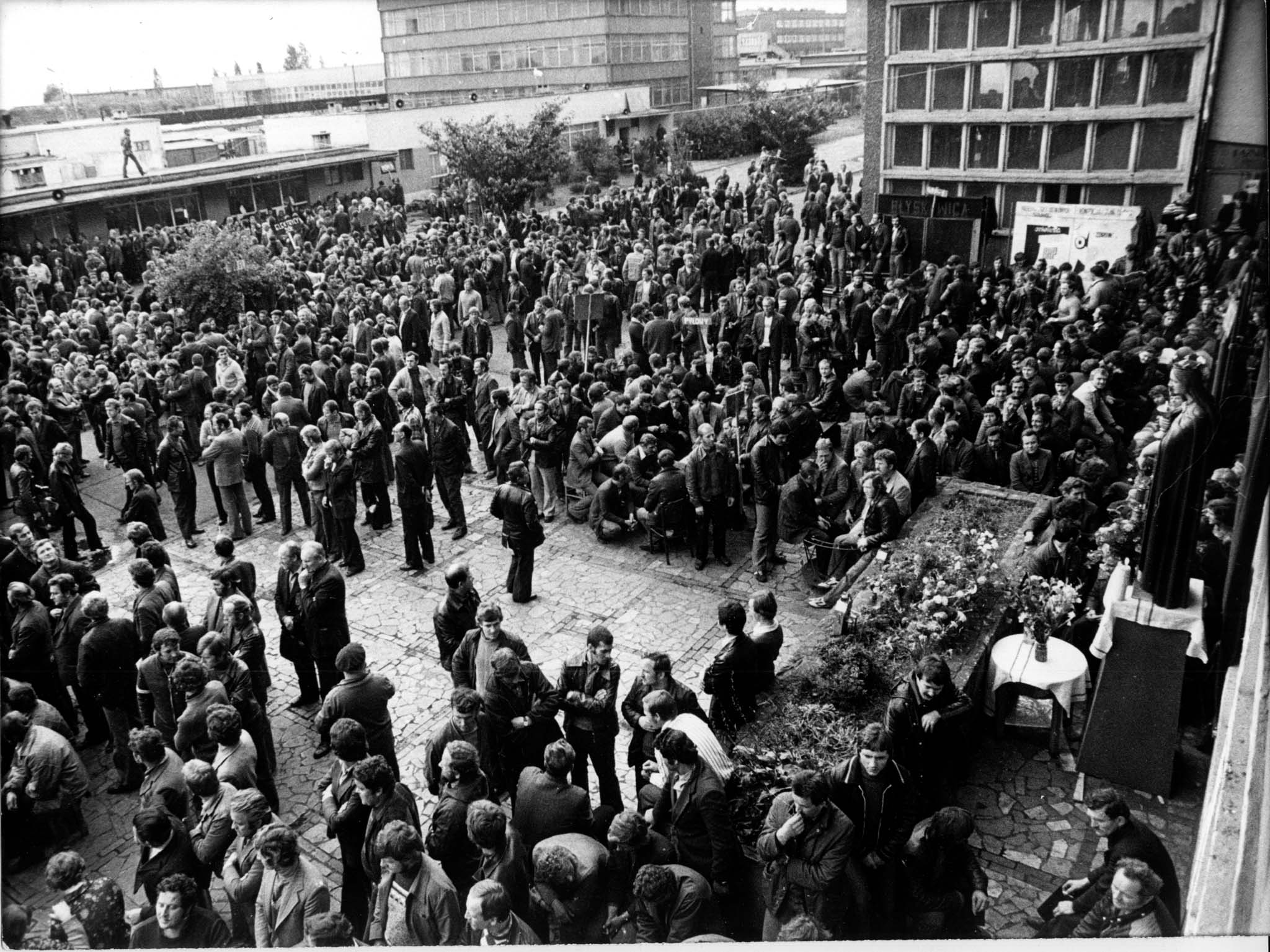 Jastrzębie, KWK Manifest Lipcowy, sierpień / wrzesień 1980, strajk górników