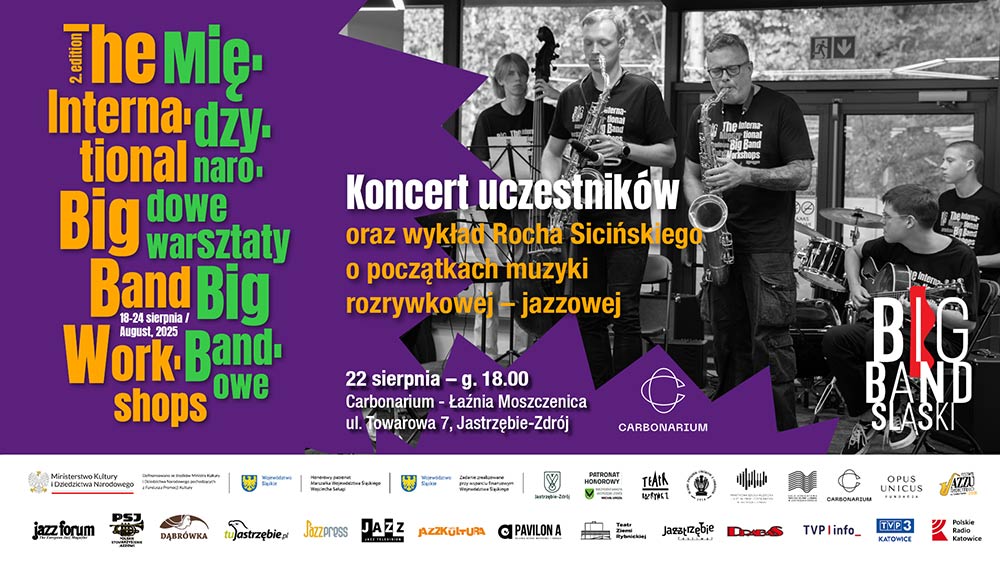 Plakat wydarzenia, informacje powtórzone.