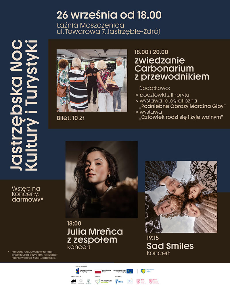Plakat wydarzenia - informacje powtórzone.