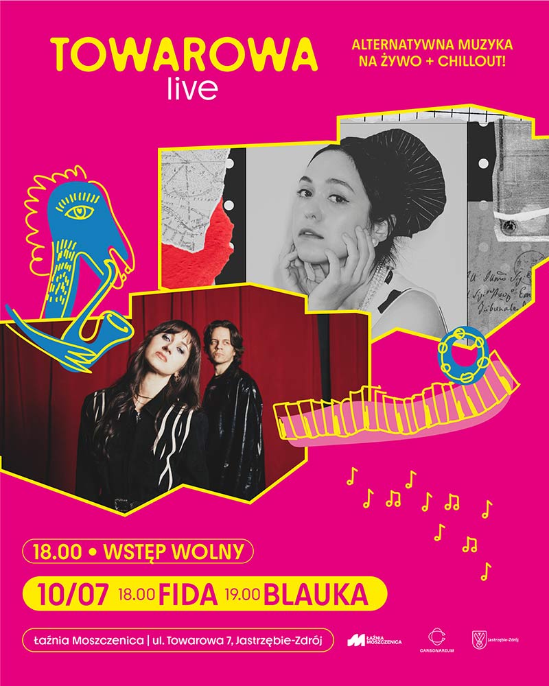 Towarowa Live: Fida i Blauka - plakat.