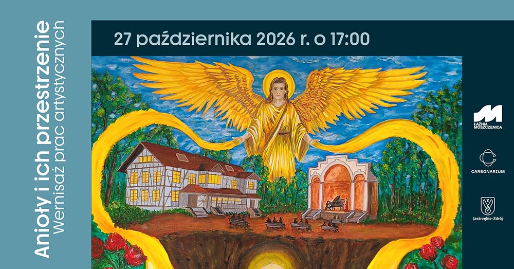 Anioły i ich przestrzenie - plakat - informacje powtórzone w tekście.